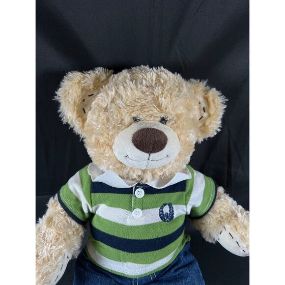 Vintage 2009 Build a Bear Bearemy Teddy Bear Plush Stuffed Animal 17" w/ boots - Picture 2 of 11